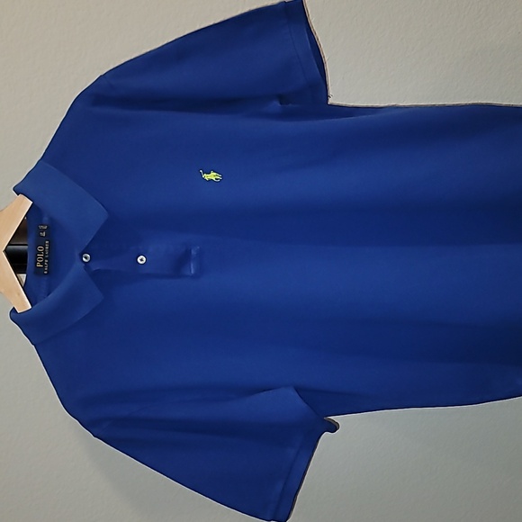 Polo by Ralph Lauren Men's Royal Blue Polo Shirt - Picture 1 of 8